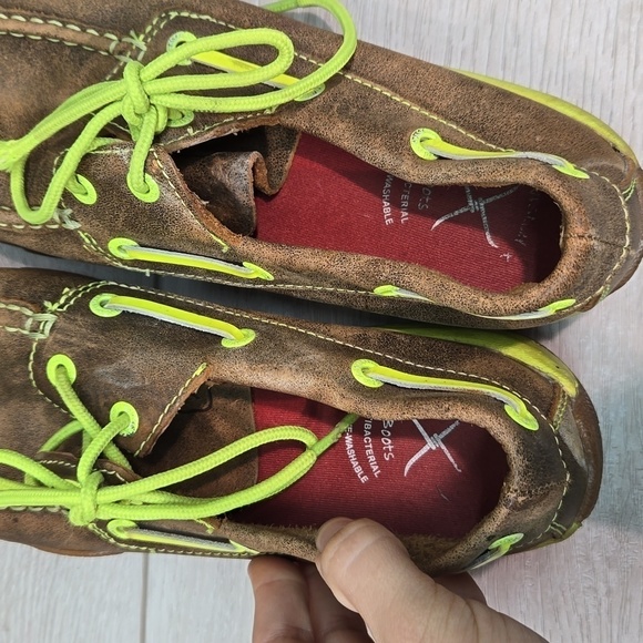 Twisted X Womens WDM0010 Leather Loafer Sneakers Driving moc shoes sz 7M - Picture 10 of 15